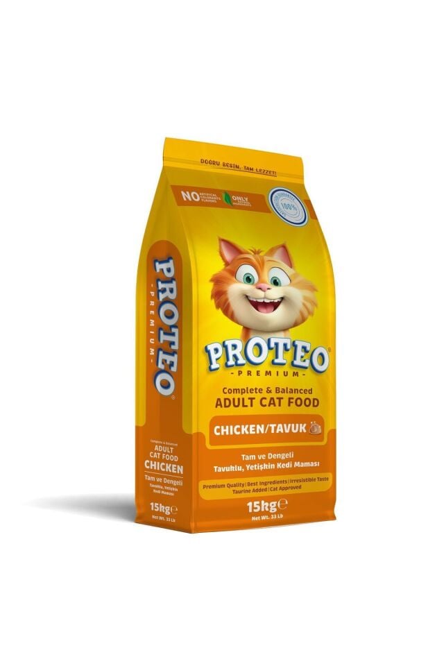 Chıcken & Tavuklu Yetişkin Kedi Maması 15 Kg