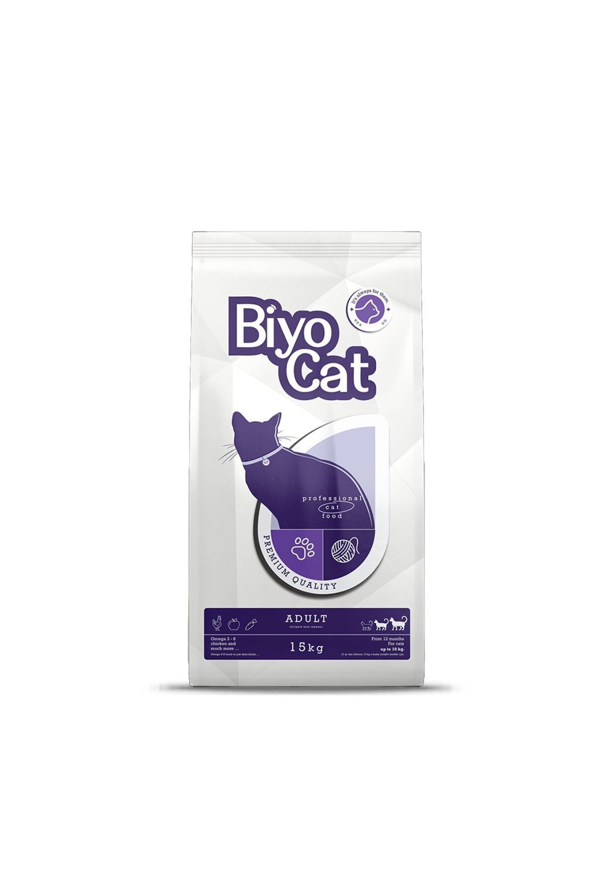 Tavuklu Yetişkin Kedi Maması 15 kg