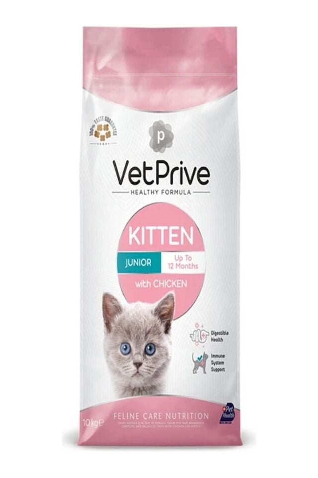 Vet Prive Yavru Kedi Maması Tavuklu 10 Kg