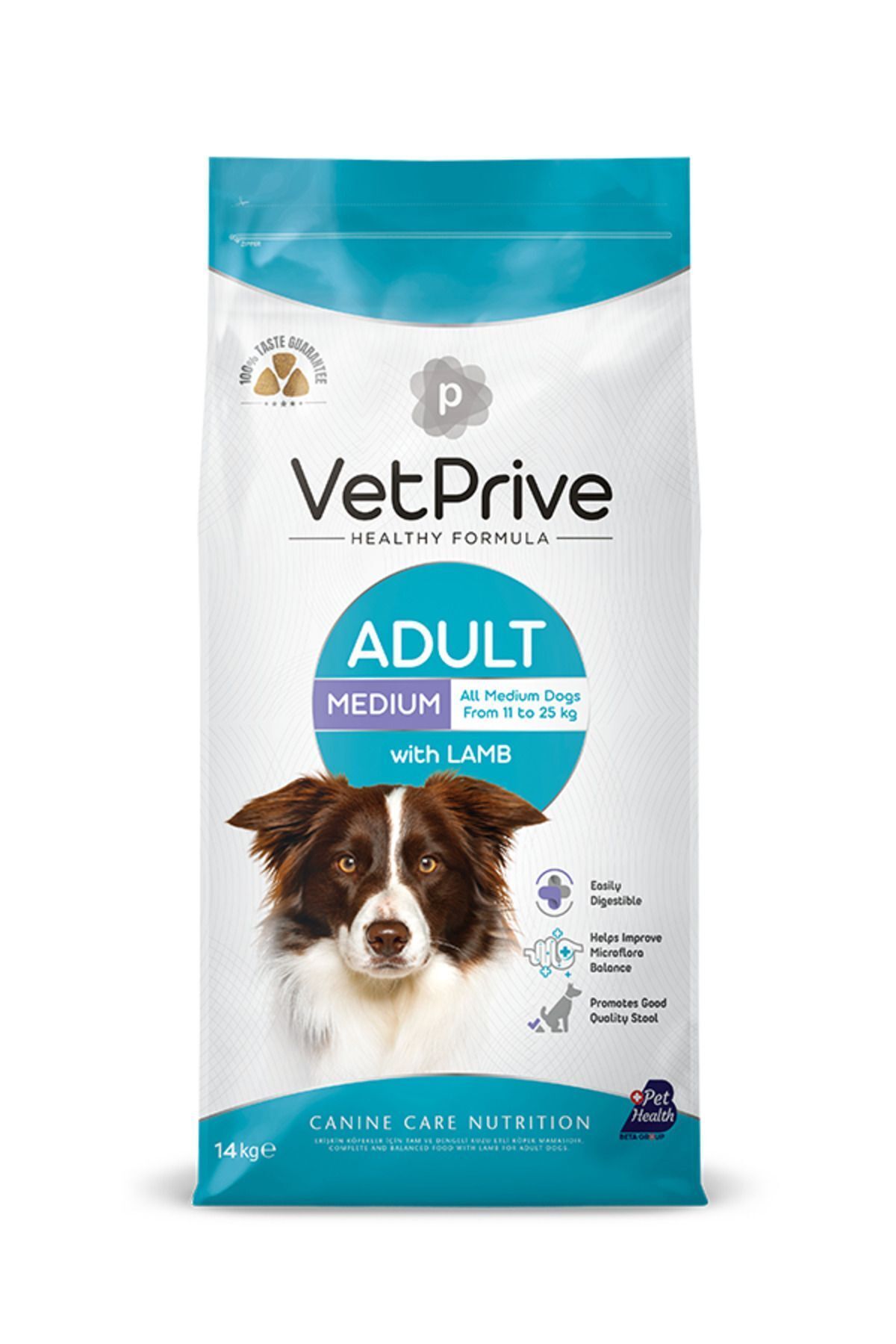 Vet Prive Orta ve İri Irk Yetişkin Köpek Maması Kuzu Etli 14 Kg
